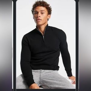Men’s TOPMAN black sweater